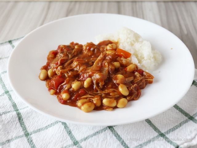 ロティサリーチキンと野菜のじわ旨スープをさらにアレンジ