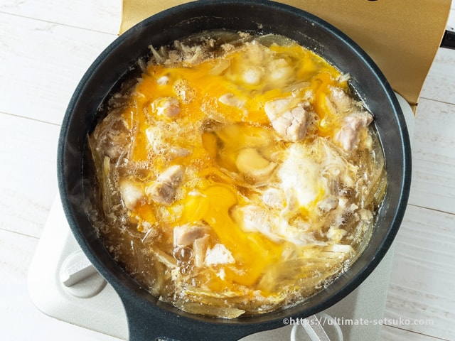 親子丼の作り方③