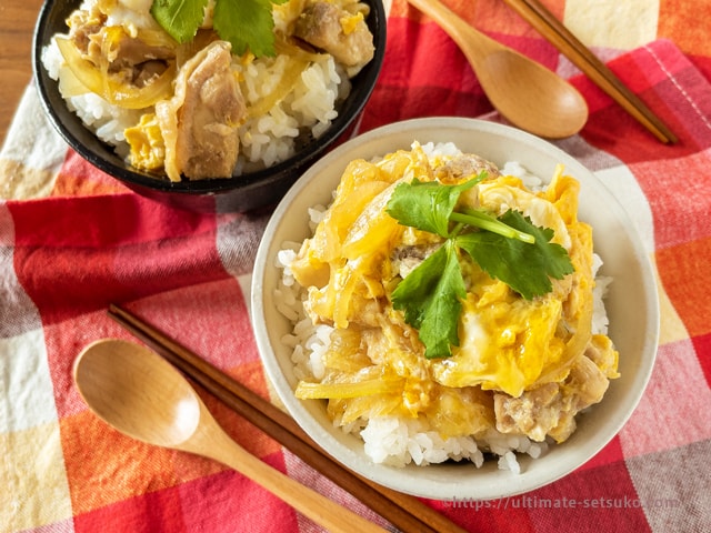 親子丼の作り方①