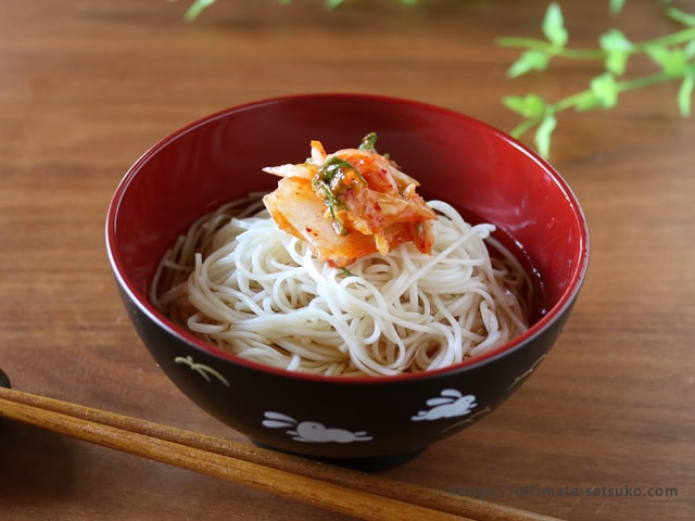 ツナトマトそうめん