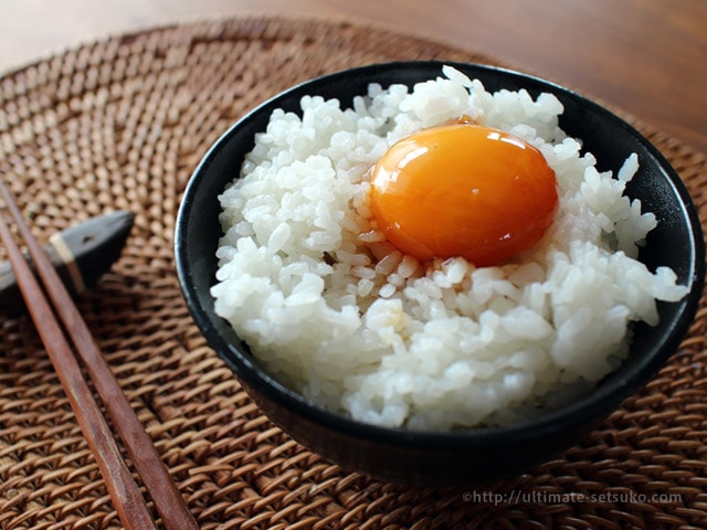 漬け卵黄の濃厚卵かけご飯