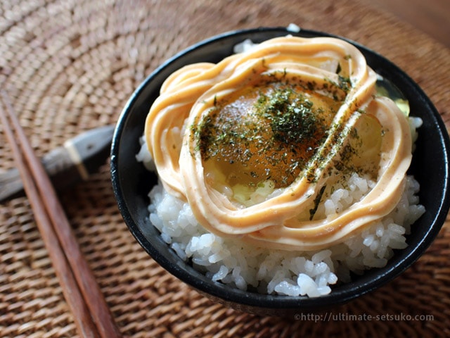 明太子マヨネーズ卵かけご飯