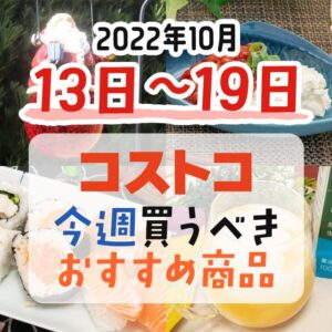 【2022年10月13日～10月19日】コストコで今週買うべきおすすめ商品