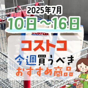 【2025年7月3日～7月9日】コストコで今週買うべきおすすめ商品