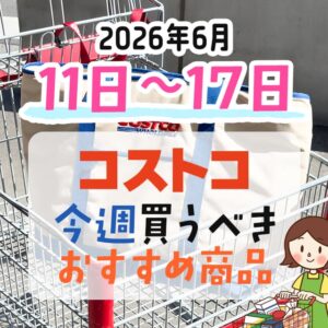 コストコで今週末買うべきピックアップ商品！