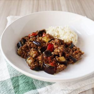 コストコさくらどり挽肉をたっぷり使った野菜の甘甘キーマカレー